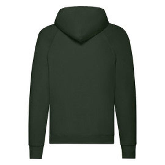 Fruit Of The Loom 62140 FOTL Men's Lightweight Hooded Sweat - Bottle Green