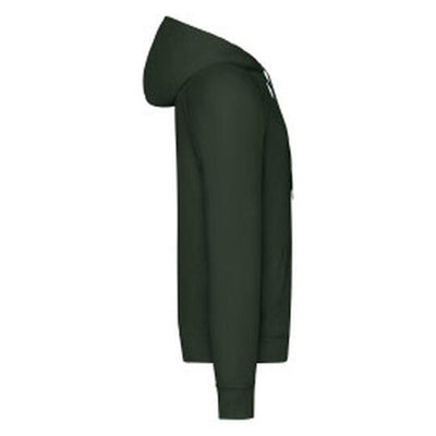 Fruit Of The Loom 62140 FOTL Men's Lightweight Hooded Sweat - Bottle Green