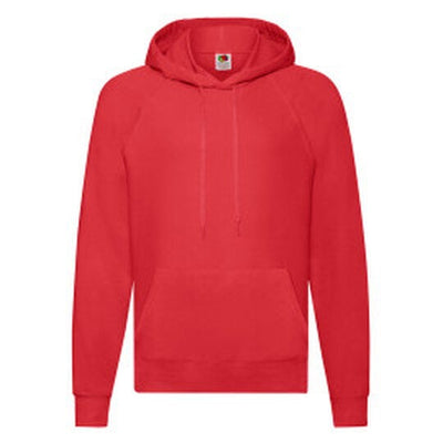 Fruit Of The Loom 62140 FOTL Men's Lightweight Hooded Sweat - Red