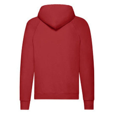 Fruit Of The Loom 62140 FOTL Men's Lightweight Hooded Sweat - Red