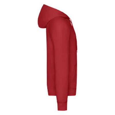 Fruit Of The Loom 62140 FOTL Men's Lightweight Hooded Sweat - Red