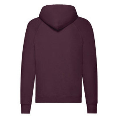 Fruit Of The Loom 62140 FOTL Men's Lightweight Hooded Sweat - Burgundy