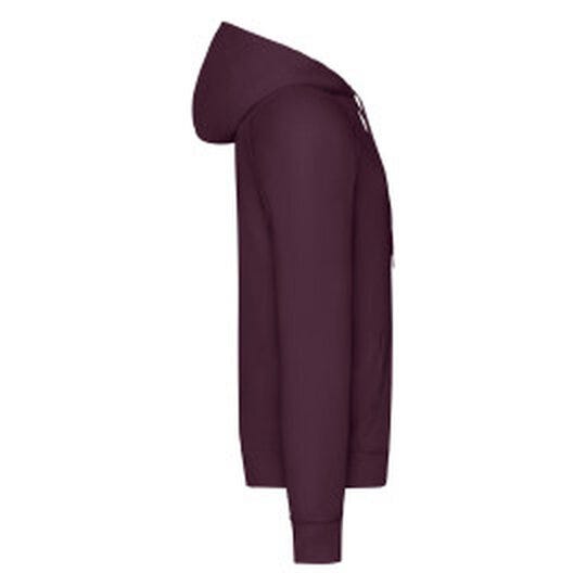 Fruit Of The Loom 62140 FOTL Men's Lightweight Hooded Sweat - Burgundy