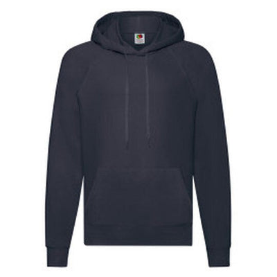 Fruit Of The Loom 62140 FOTL Men's Lightweight Hooded Sweat - Deep Navy