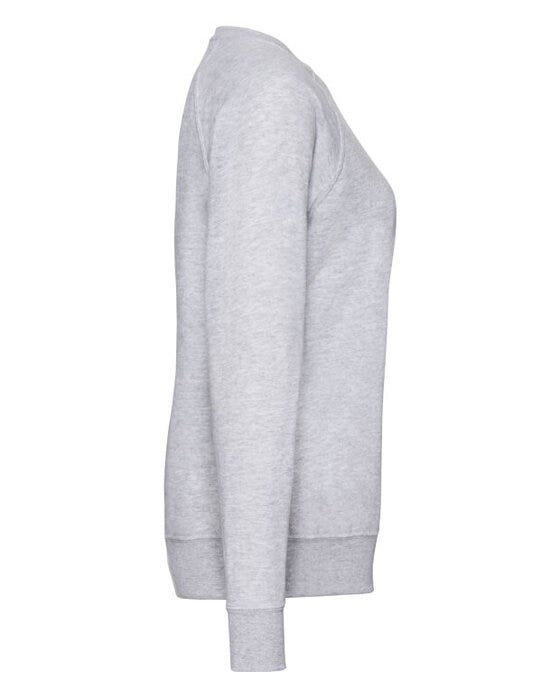 Fruit Of The Loom 62146 FOTL Ladies Lightweight Raglan Sweat - Heather Grey