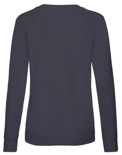 Fruit Of The Loom 62146 FOTL Ladies Lightweight Raglan Sweat - Deep Navy