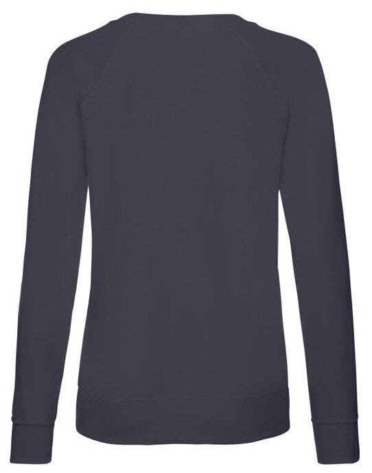 Fruit Of The Loom 62146 FOTL Ladies Lightweight Raglan Sweat - Deep Navy