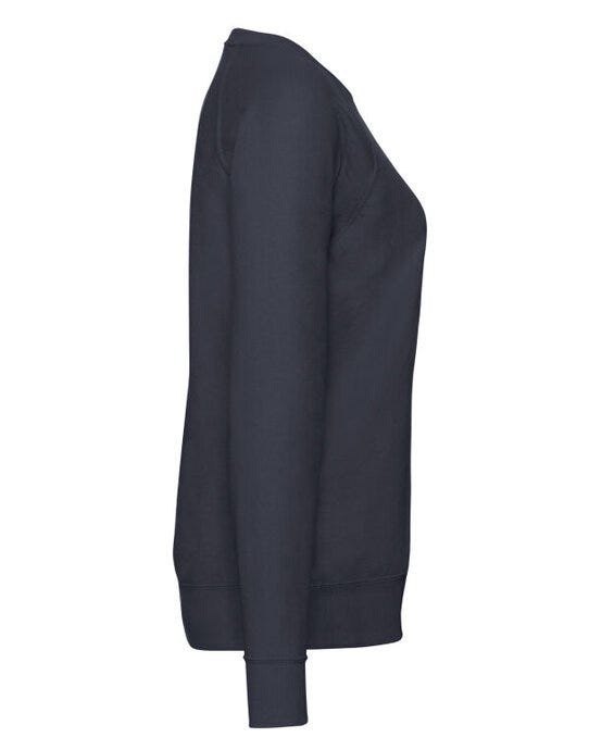 Fruit Of The Loom 62146 FOTL Ladies Lightweight Raglan Sweat - Deep Navy