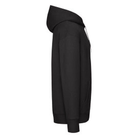 Fruit Of The Loom 62152 FOTL Mens Premium Hooded Sweat - Black