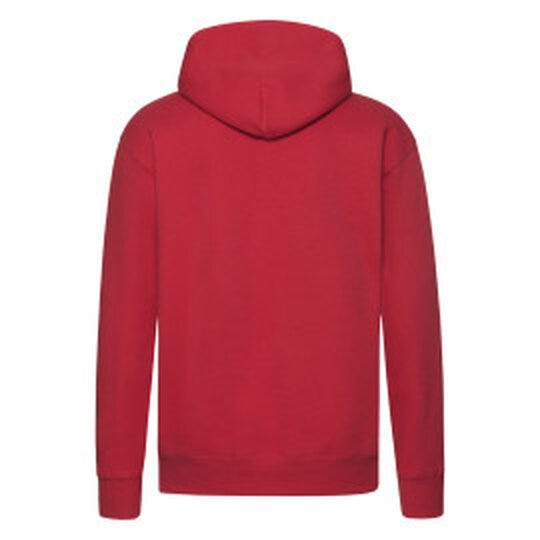 Fruit Of The Loom 62152 FOTL Mens Premium Hooded Sweat - Red