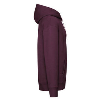Fruit Of The Loom 62152 FOTL Mens Premium Hooded Sweat - Burgundy