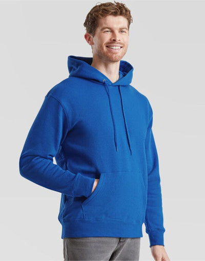 Fruit Of The Loom 62152 FOTL Mens Premium Hooded Sweat - Royal