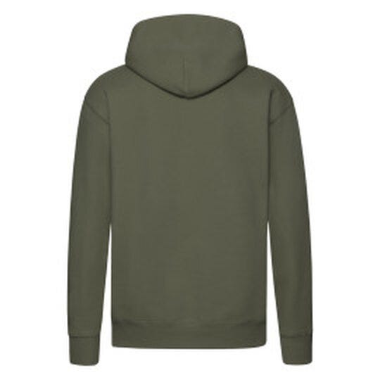 Fruit Of The Loom 62152 FOTL Mens Premium Hooded Sweat - Classic Olive