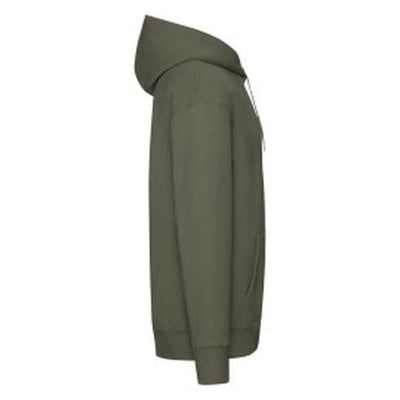 Fruit Of The Loom 62152 FOTL Mens Premium Hooded Sweat - Classic Olive