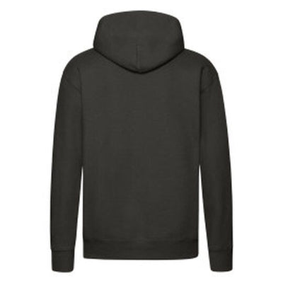 Fruit Of The Loom 62152 FOTL Mens Premium Hooded Sweat - Charcoal