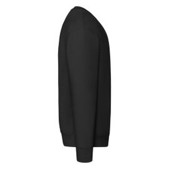 Fruit Of The Loom 62154 FOTL Mens Premium Set In Sweat - Black