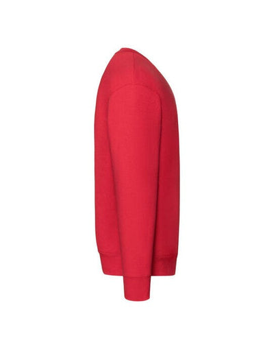 Fruit Of The Loom 62154 FOTL Mens Premium Set In Sweat - Red