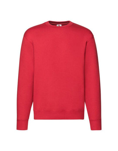 Fruit Of The Loom 62154 FOTL Mens Premium Set In Sweat - Red