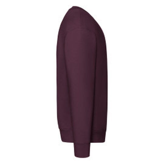 Fruit Of The Loom 62154 FOTL Mens Premium Set In Sweat - Burgundy