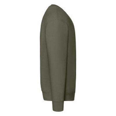 Fruit Of The Loom 62154 FOTL Mens Premium Set In Sweat - Classic Olive