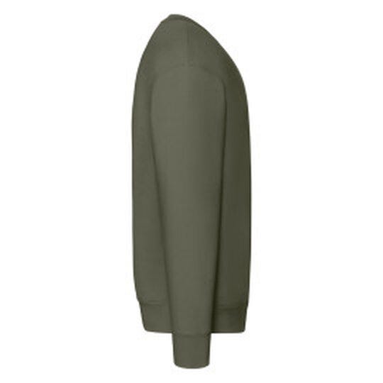 Fruit Of The Loom 62154 FOTL Mens Premium Set In Sweat - Classic Olive
