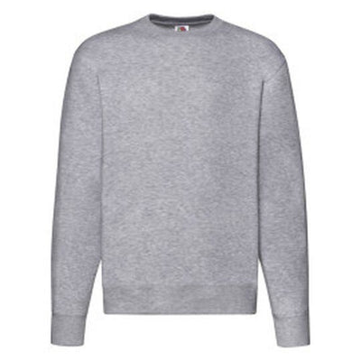 Fruit Of The Loom 62154 FOTL Mens Premium Set In Sweat - Heather Grey