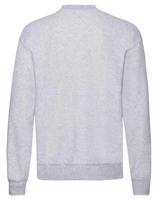 Fruit Of The Loom 62202 FOTL Mens Classic Set-In Sweat - Heather Grey