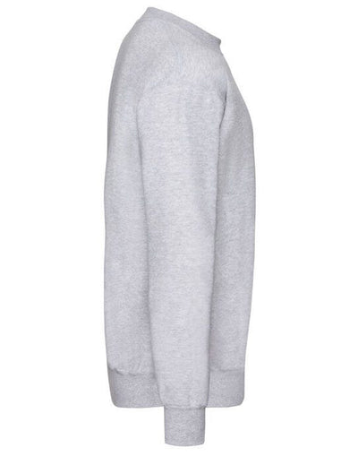 Fruit Of The Loom 62202 FOTL Mens Classic Set-In Sweat - Heather Grey