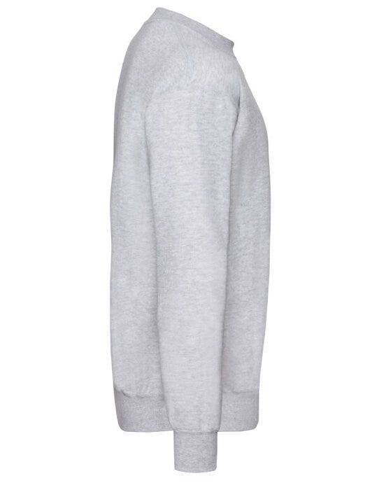 Fruit Of The Loom 62202 FOTL Mens Classic Set-In Sweat - Heather Grey