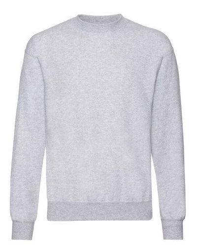 Fruit Of The Loom 62202 FOTL Mens Classic Set-In Sweat - Heather Grey