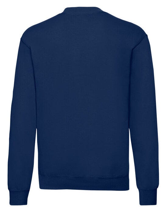 Fruit Of The Loom 62202 FOTL Mens Classic Set-In Sweat - Navy Blue