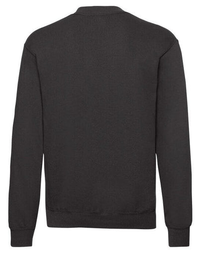 Fruit Of The Loom 62202 FOTL Mens Classic Set-In Sweat - Black