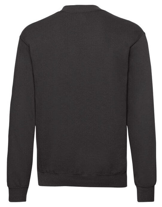 Fruit Of The Loom 62202 FOTL Mens Classic Set-In Sweat - Black