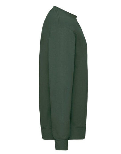 Fruit Of The Loom 62202 FOTL Mens Classic Set-In Sweat - Bottle Green