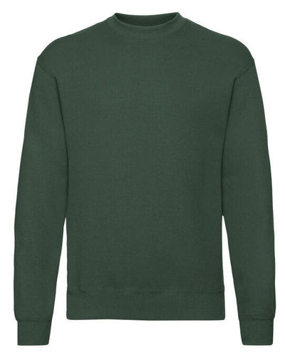 Fruit Of The Loom 62202 FOTL Mens Classic Set-In Sweat - Bottle Green