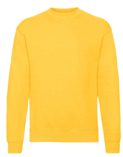 Fruit Of The Loom 62202 FOTL Mens Classic Set-In Sweat - Sun