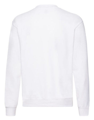 Fruit Of The Loom 62202 FOTL Mens Classic Set-In Sweat - White