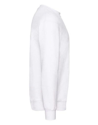 Fruit Of The Loom 62202 FOTL Mens Classic Set-In Sweat - White