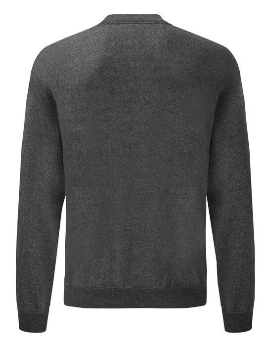 Fruit Of The Loom 62202 FOTL Mens Classic Set-In Sweat - Dark Heather