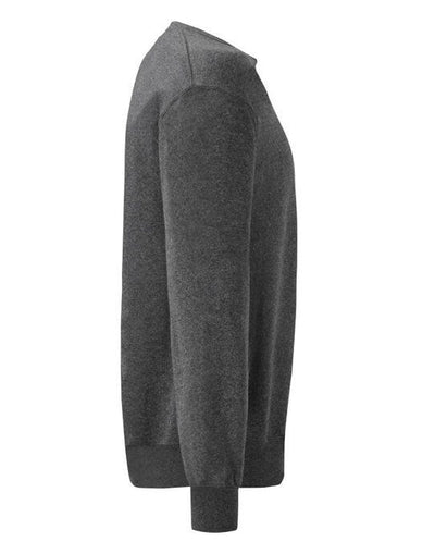 Fruit Of The Loom 62202 FOTL Mens Classic Set-In Sweat - Dark Heather