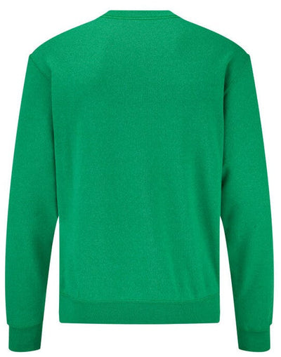 Fruit Of The Loom 62202 FOTL Mens Classic Set-In Sweat - Retro Heather Green