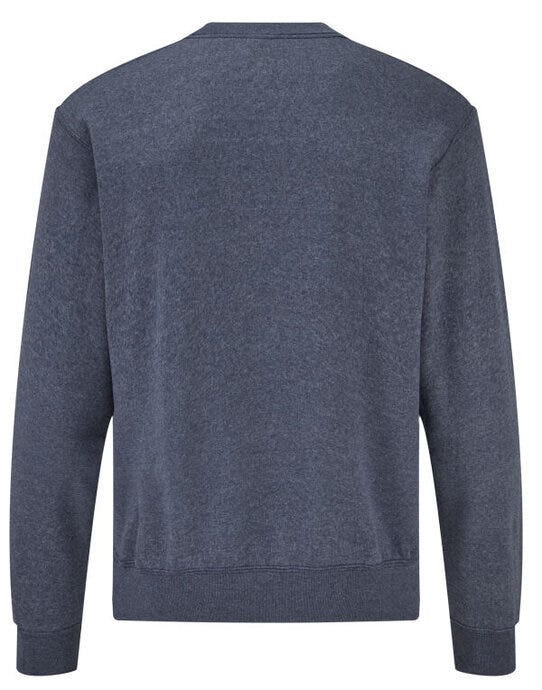 Fruit Of The Loom 62202 FOTL Mens Classic Set-In Sweat - Vintage Heather Navy