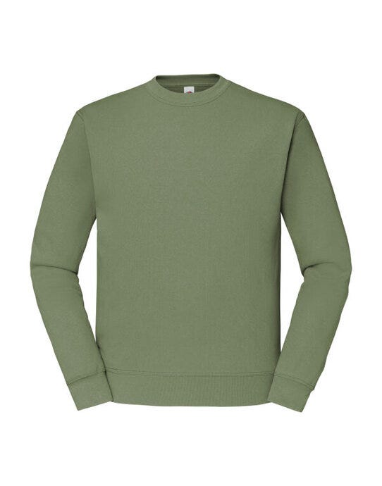 Fruit Of The Loom 62202 FOTL Mens Classic Set-In Sweat - Classic Olive