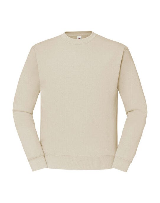 Fruit Of The Loom 62202 FOTL Mens Classic Set-In Sweat - Natural