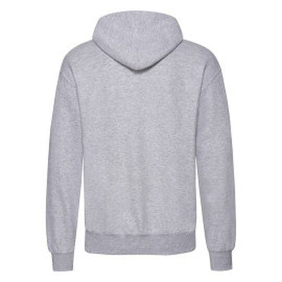 Fruit Of The Loom 62208 FOTL Mens Classic Hooded Sweat - Heather Grey