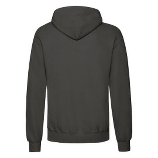 Fruit Of The Loom 62208 FOTL Mens Classic Hooded Sweat - Light Graphite