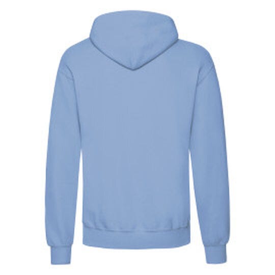 Fruit Of The Loom 62208 FOTL Mens Classic Hooded Sweat - Sky Blue