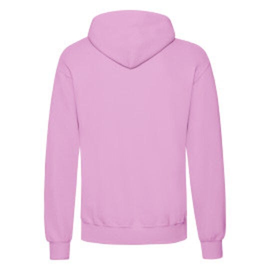 Fruit Of The Loom 62208 FOTL Mens Classic Hooded Sweat - Light Pink