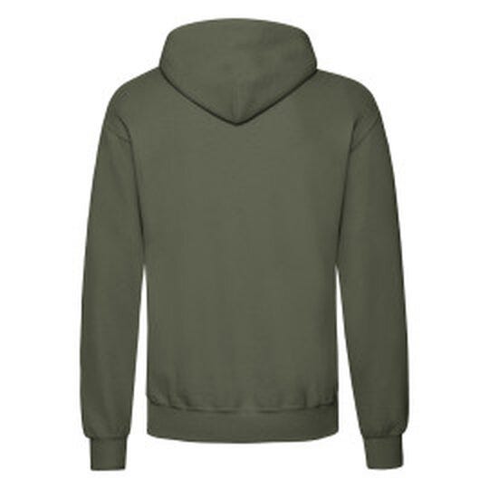 Fruit Of The Loom 62208 FOTL Mens Classic Hooded Sweat - Classic Olive