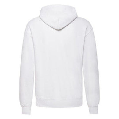 Fruit Of The Loom 62208 FOTL Mens Classic Hooded Sweat - White